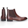 Herren Santoni Stiefel | Chelsea Boots 13414 Kalbsleder