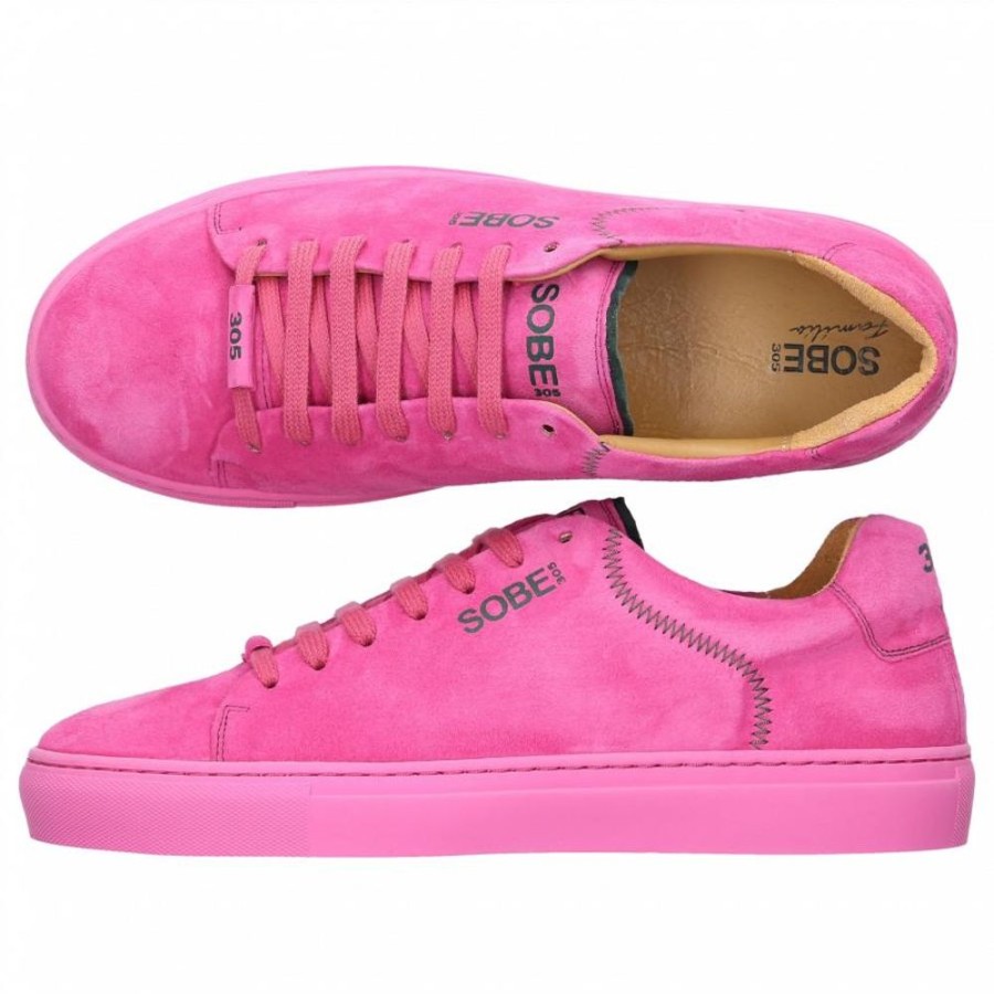 Damen 305 SOBE Sneaker | Sneaker Low + Snapback Cap 305 Sobe Familia Veloursleder