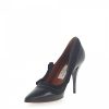 Damen Lanvin Pumps | Pumps Glattleder Textil Schleife Schwarz