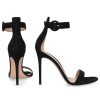 Damen Gianvito Rossi Sandalen | Sandalen Portofino 105 Veloursleder