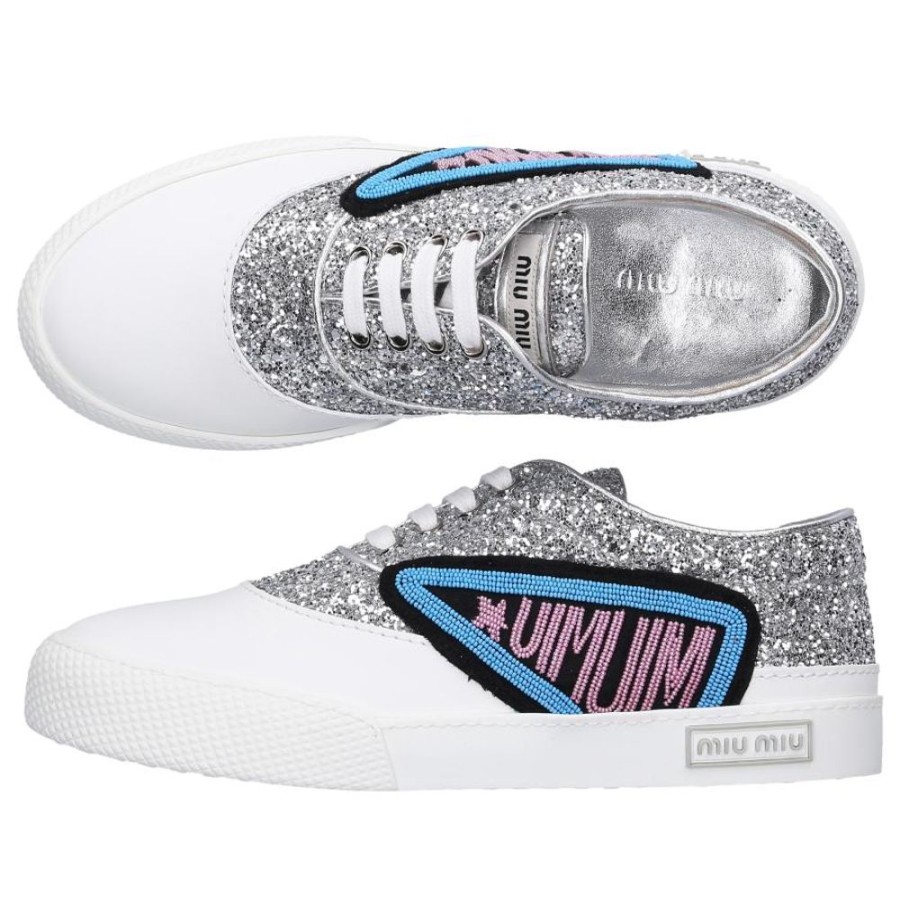 Damen Miu Miu Sneaker | Sneaker Low Glitter