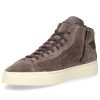 Herren Santoni Sneaker | Sneaker High 21555 Veloursleder