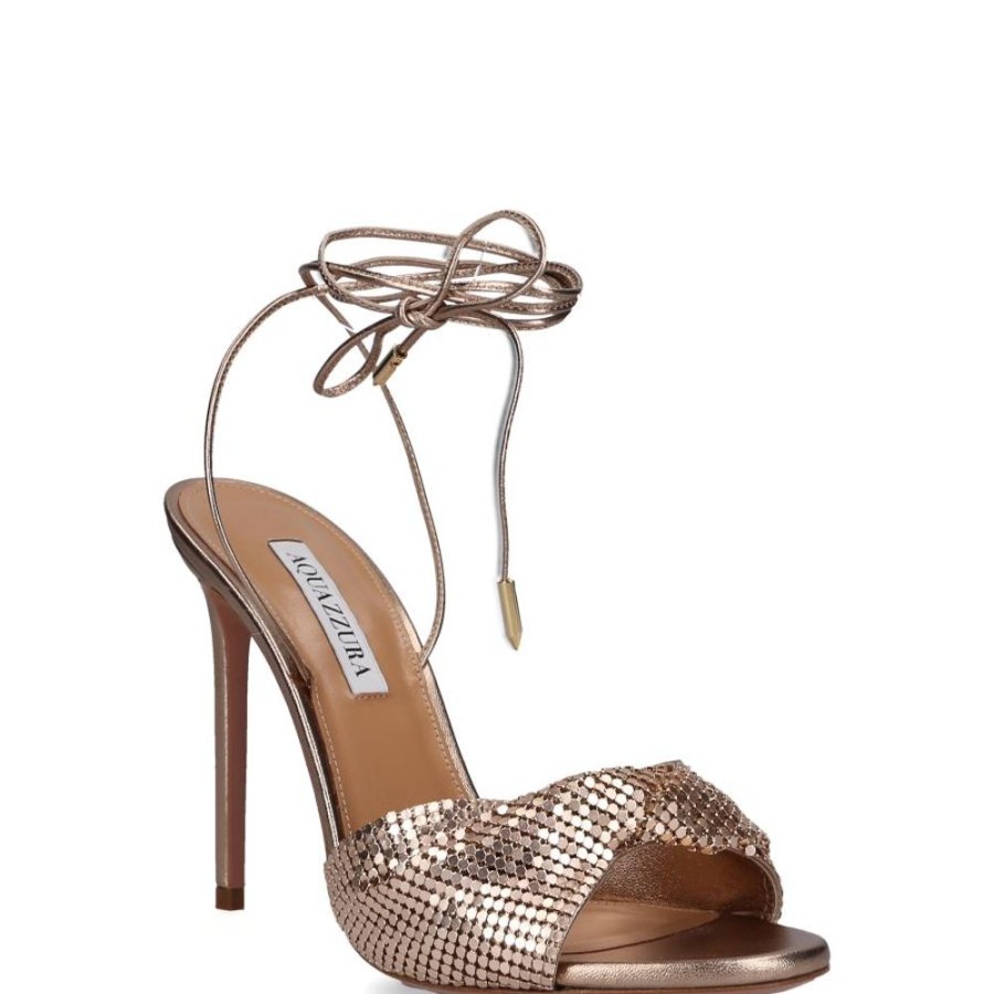 Damen Aquazzura Sandalen | Sandalen Embellished Kalbsleder