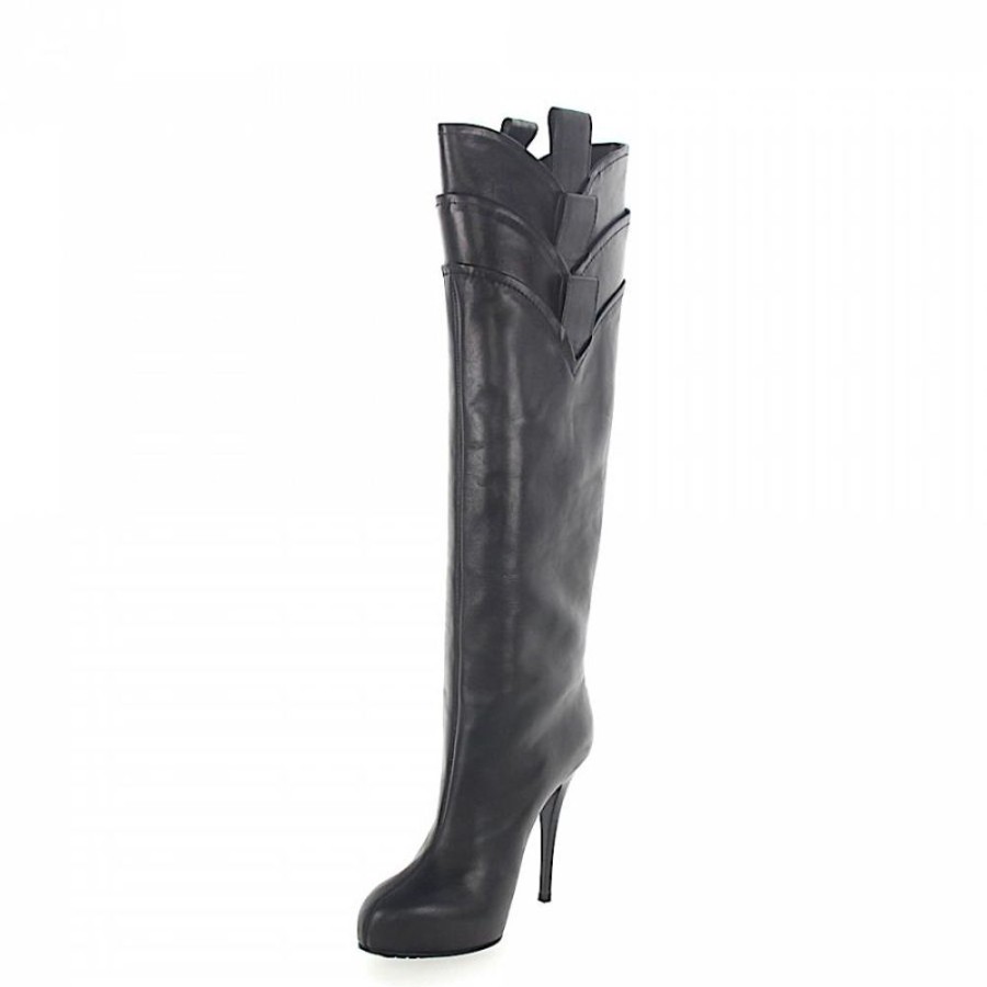 Damen Giuseppe Zanotti Stiefel | Stiefel Glattleder Kalbslederschwarz