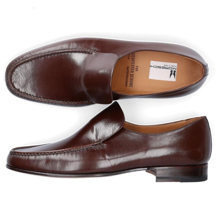 Herren Moreschi Businessschuhe | Loafer Kanguruleder