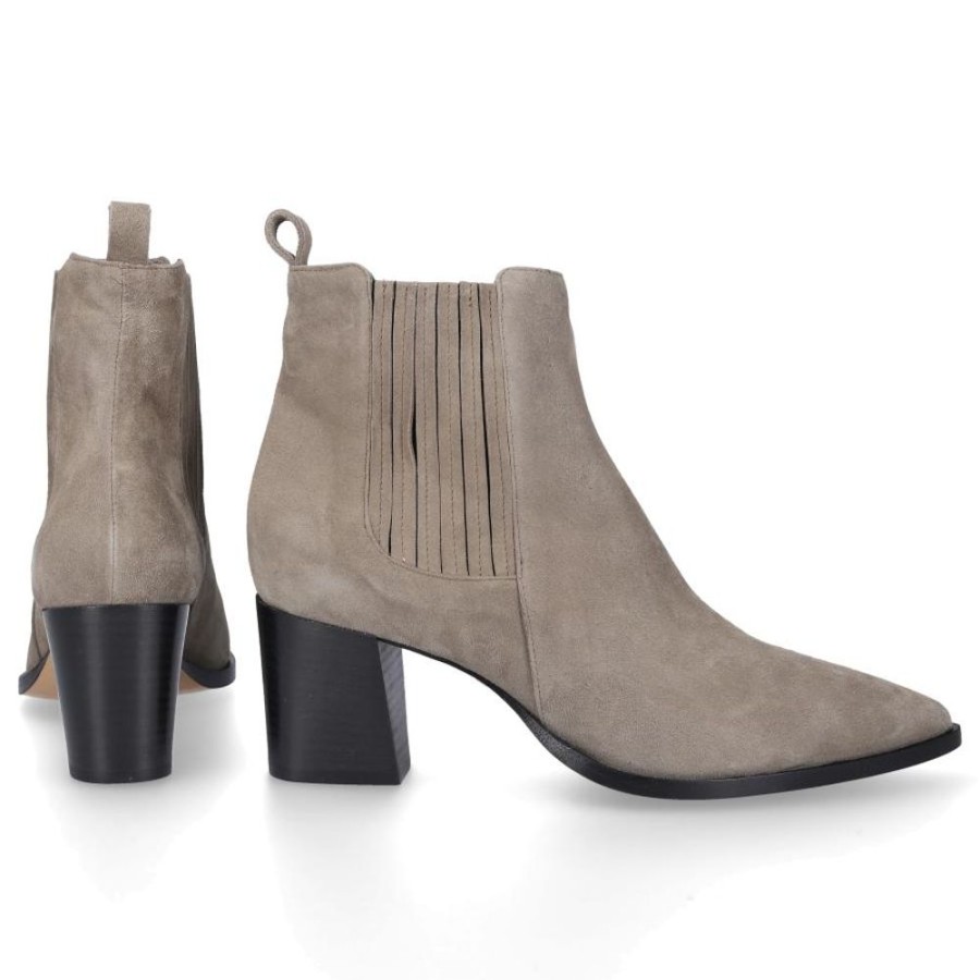 Damen Pomme D`OR Stiefeletten | Chelsea Boots 5307D Veloursleder