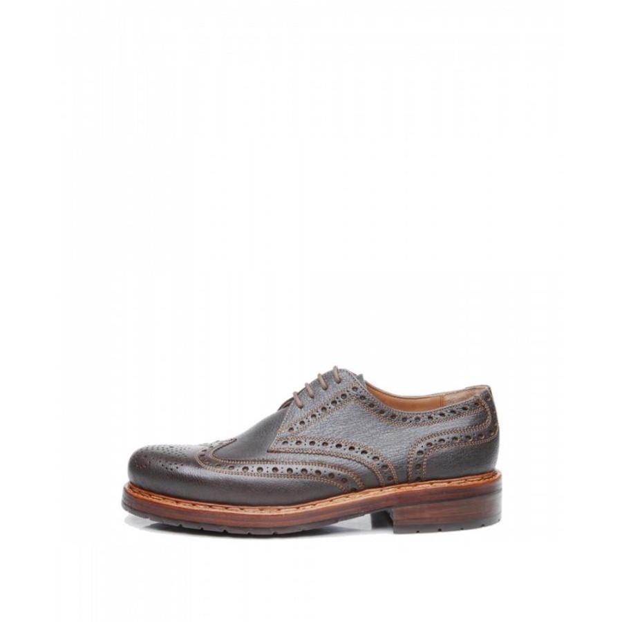 Herren Heinrich Dinkelacker Businessschuhe | Businessschuhe Derby Rio Full-Brogue W Buffelleder