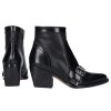 Damen Chloé Stiefeletten | Stiefeletten Rylee Kalbsleder Logo Schwarz