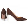 Damen Aquazzura Pumps | Pumps Purist 85Veloursleder