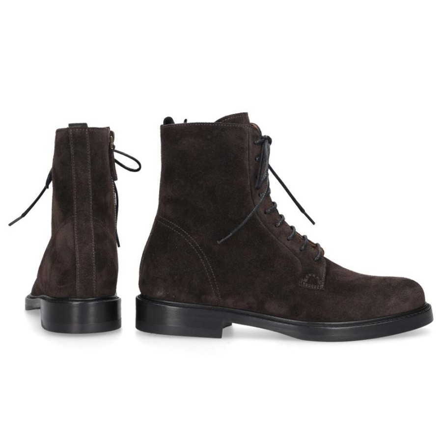 Damen Henderson Stiefeletten | Stiefeletten Braun Amanda Veloursleder