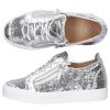 Damen Giuseppe Zanotti Sneaker | Sneaker Low Frankie Logo Silber