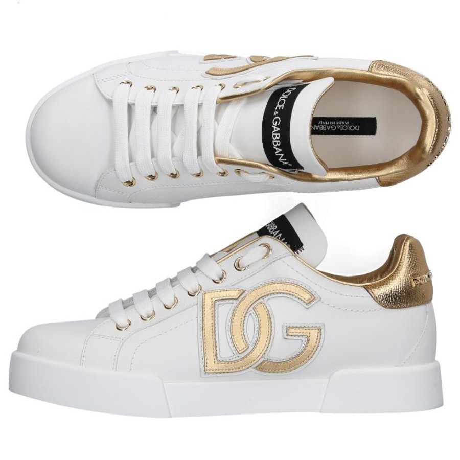 Damen Dolce & Gabbana Sneaker | Sneaker Low Portofino Nappaleder