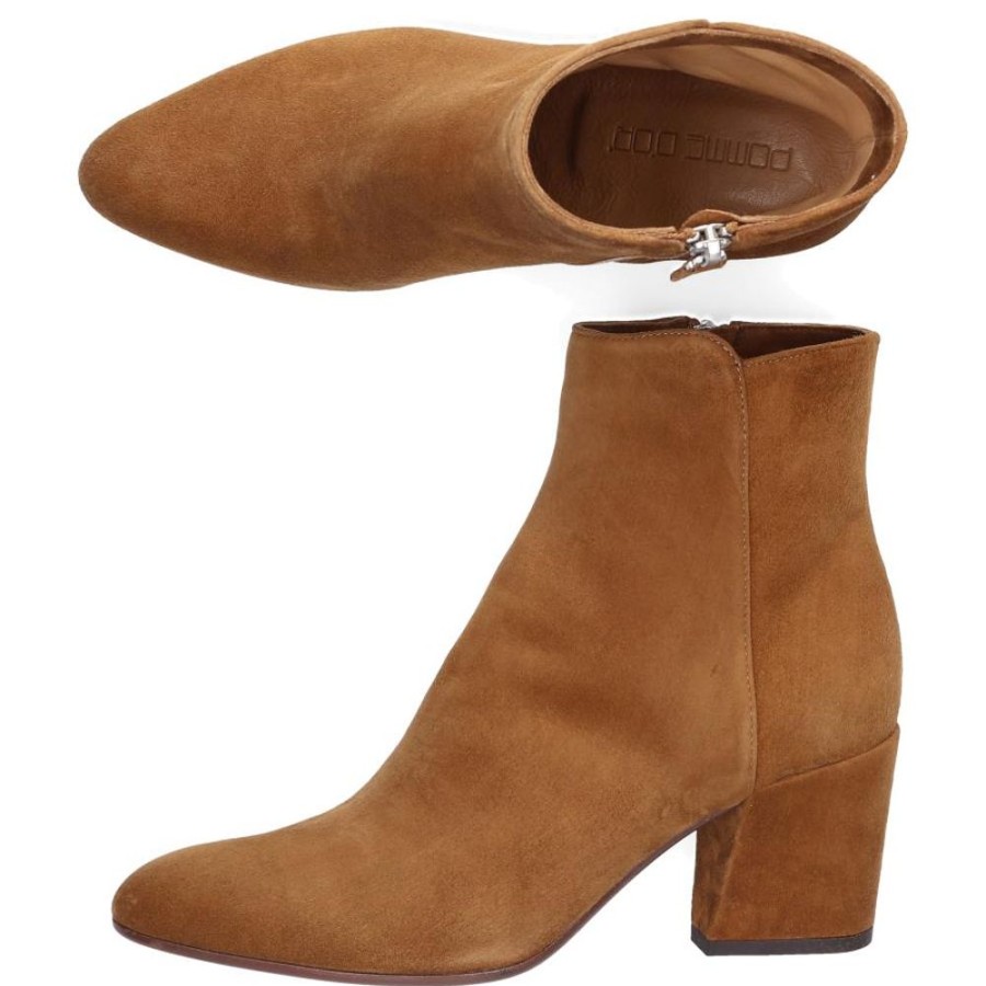 Damen Pomme D`OR Stiefeletten | Klassische Stiefeletten 6900 Veloursleder