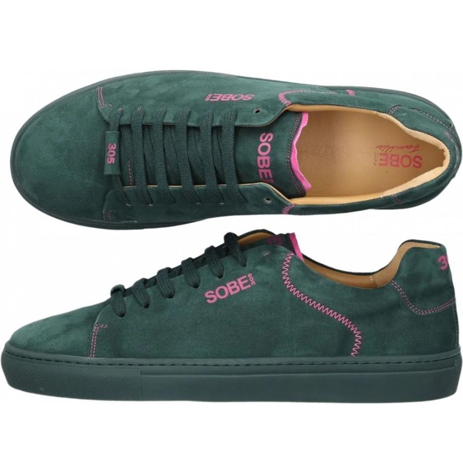 Damen 305 SOBE Sneaker | Sneaker Low + Snapback Cap 305 Sobe Familia Veloursleder