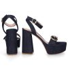 Damen Gianvito Rossi Sandalen | Sandalen Zanra Denim