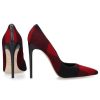 Damen Dsquared2 Pumps | Dsquared2 Pumps Basic Stoff Tartan Schwarz Rot