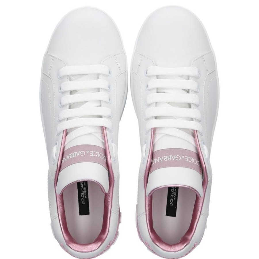 Damen Dolce & Gabbana Sneaker | Sneaker Low Portofino Nappaleder