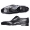 Herren Crockett & Jones Businessschuhe | Businessschuhe Oxford Audley Schwarz