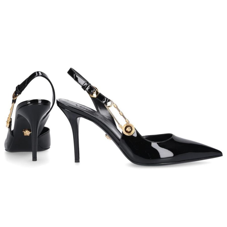 Damen Versace Pumps | Slingpumps La Medusa Lackleder