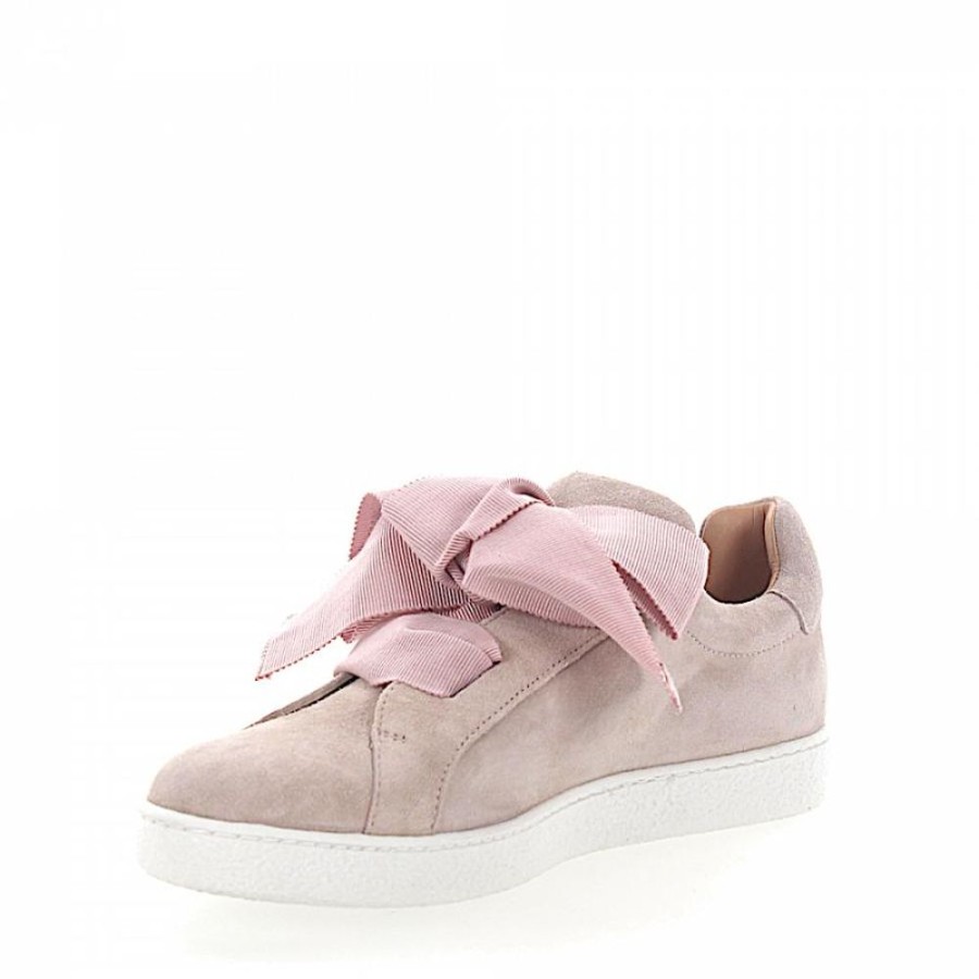 Damen Unützer Sneaker | Sneaker Low Kalbslederveloursleder Rosa