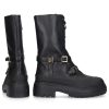 Damen FENDI Stiefeletten | Stiefel Schwarz Delfina Kalbsleder