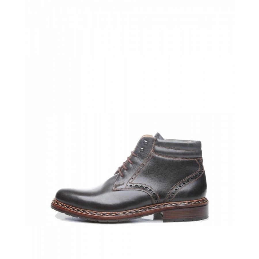 Herren Heinrich Dinkelacker Businessschuhe | Businessschuhe Derby Buda Plain Bc Kalbsleder