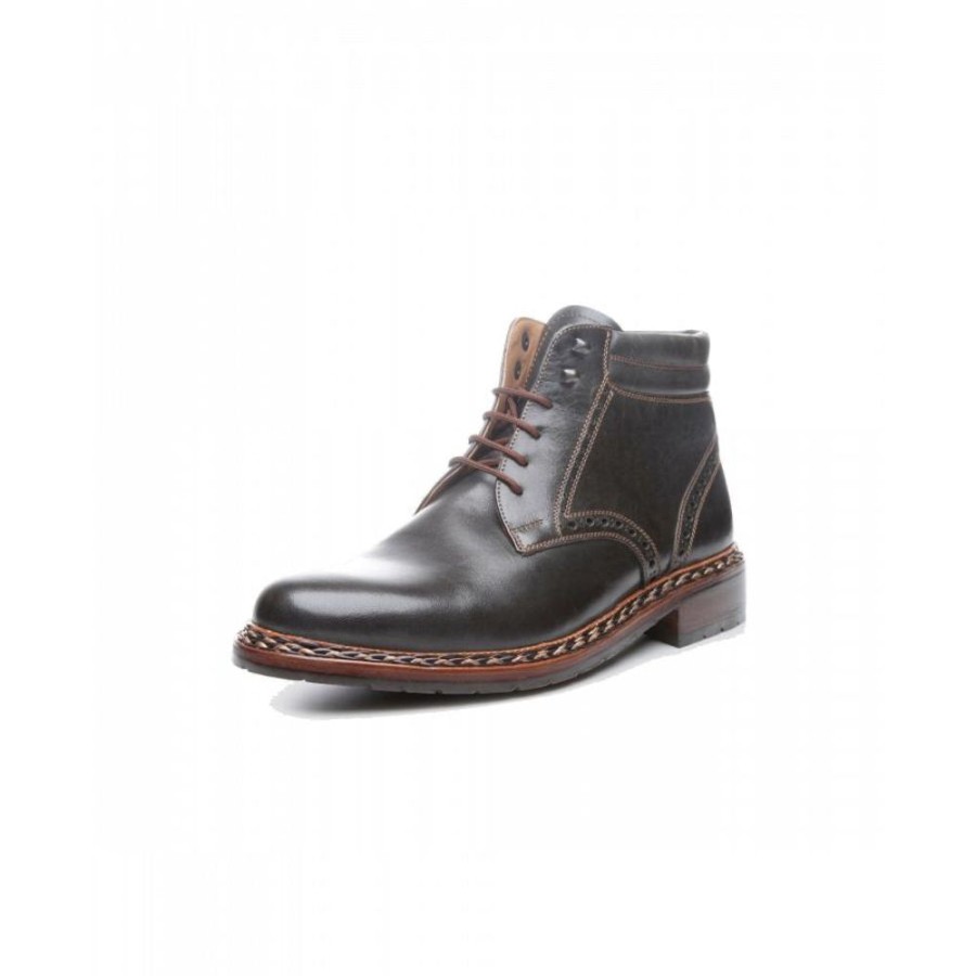 Herren Heinrich Dinkelacker Businessschuhe | Businessschuhe Derby Buda Plain Bc Kalbsleder