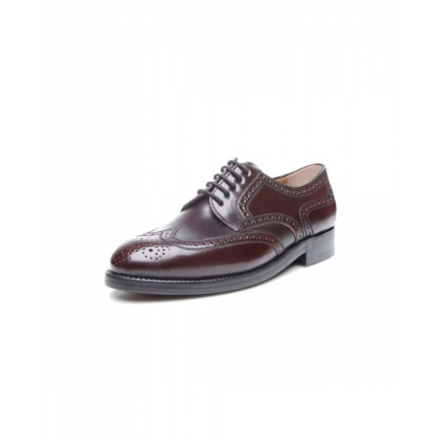 Herren Heinrich Dinkelacker Businessschuhe | Businessschuhe Derby London Full-Brogue C Cordovan