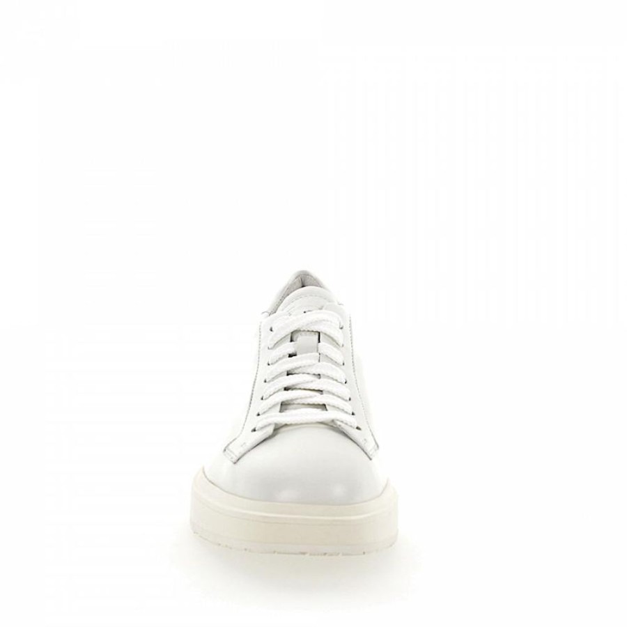 Damen Santoni Sneaker | Schnurer Logo Weis