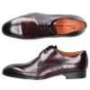 Herren Santoni Businessschuhe | Businessschuhe Derby 15018 Kalbsleder