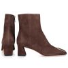 Damen Santoni Stiefeletten | Stiefeletten 70230Veloursleder