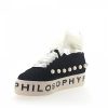 Damen Philosophy Di Lorenzo Serafini Sneaker | Sneaker Veloursleder Logo Perlen Print Schwarz