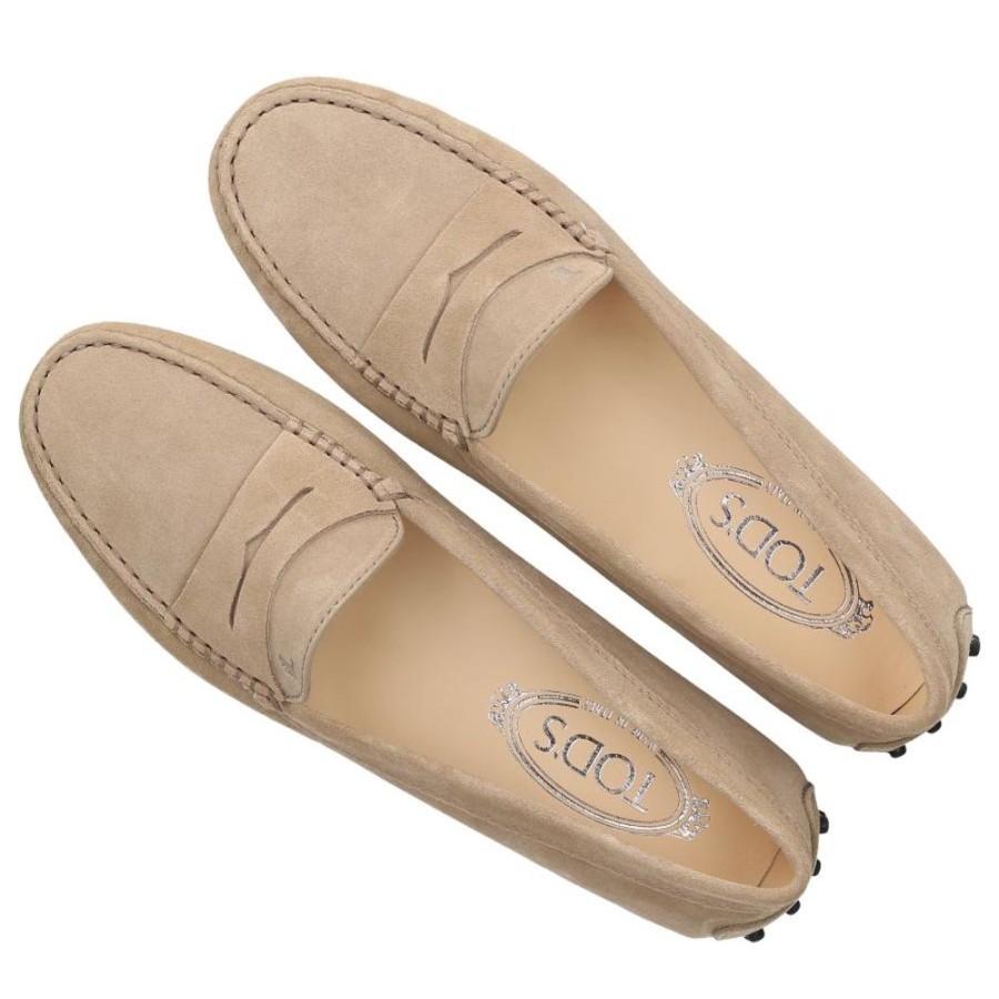 Damen Tod's Loafer | Mokassins Gommini Veloursleder