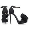 Damen Dolce & Gabbana Sandalen | Riemchensandalen Keira Satin