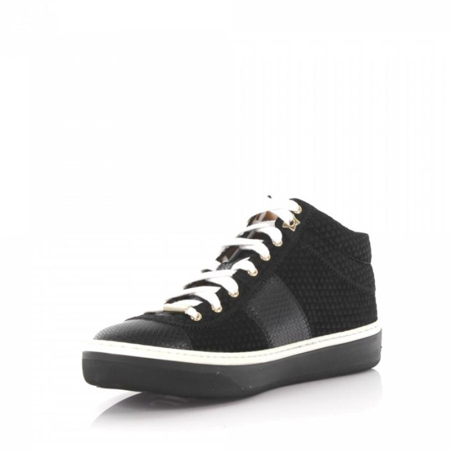 Damen Jimmy Choo Sneaker | Sneaker High Pragung Schwarz