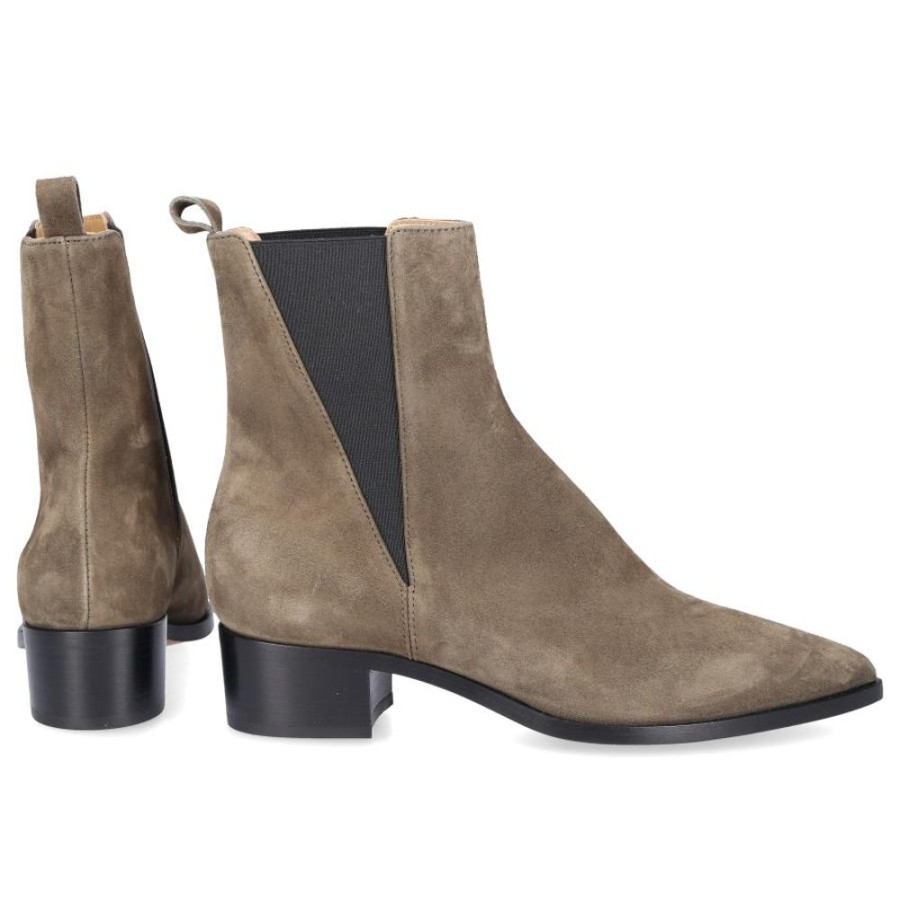 Damen Pomme D`OR Stiefeletten | Chelsea Boots 5183 Veloursleder