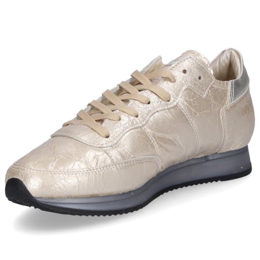 Damen Philippe Model Sneaker | Sneaker Low Tropezlogo Patch Gold