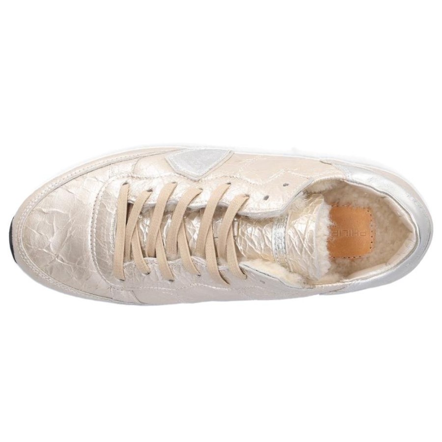 Damen Philippe Model Sneaker | Sneaker Low Tropezlogo Patch Gold