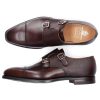 Herren Crockett & Jones Businessschuhe | Monk Schuhe Lowndes Braun