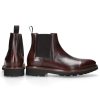 Herren Budapester Stiefel | Chelsea Boots 14196Kalbsleder