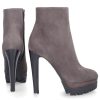 Damen Sergio Rossi Stiefeletten | Stiefeletten Grau Shana 090