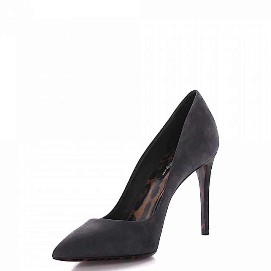 Damen Dolce & Gabbana Pumps | Pumps Kate R Veloursleder Grau