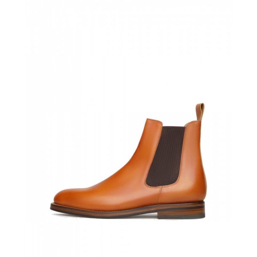 Herren Heinrich Dinkelacker Stiefel | Chelsea Boots Luzern Plain Tc Toscana Calf