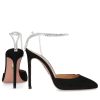 Damen Aquazzura Pumps | Pumps Ice 105 Veloursleder