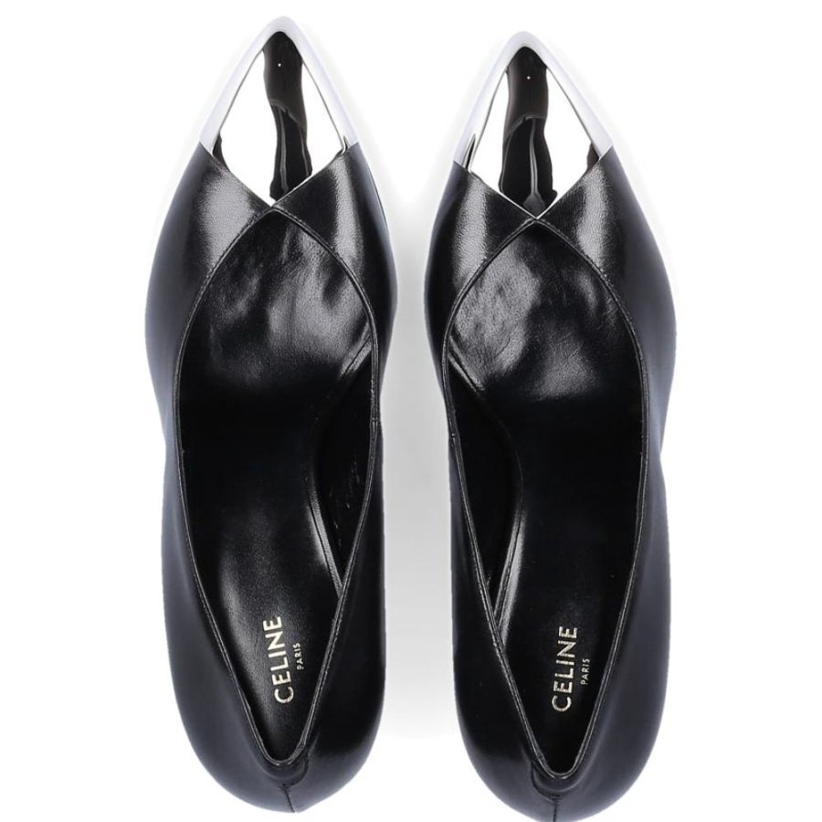 Damen Celine Pumps | Pumps Edwigemetallspitze Schwarz