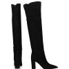 Damen Gianvito Rossi Stiefel | Overknees Piper Boot 85 Veloursleder