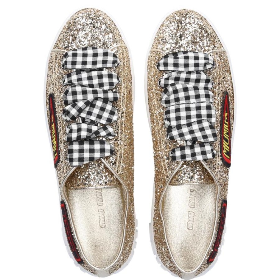 Damen Miu Miu Sneaker | Sneaker Low Glitter