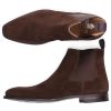 Herren Crockett & Jones Businessschuhe | Chelsea Boots Lingfield Braun