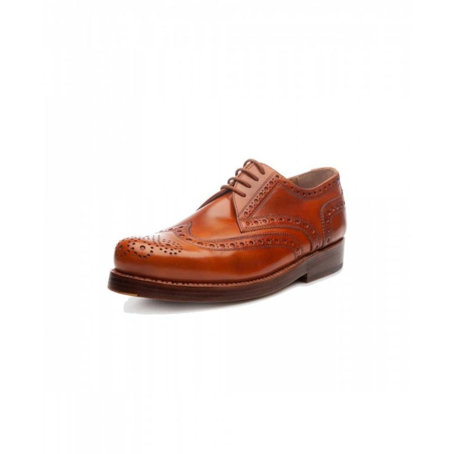 Herren Heinrich Dinkelacker Businessschuhe | Businessschuhe Derby Rio Ful-Brogue Tc Toscana Calf