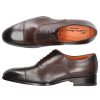 Herren Santoni Businessschuhe | Businessschuhe Oxford 12474 Kalbsleder